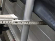 Fahrradtraeger auf Deichsel